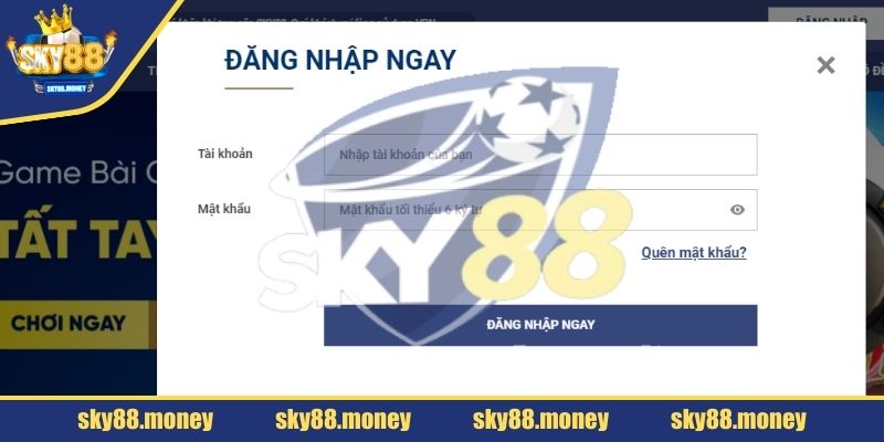 Hướng dẫn đăng nhập SKY88 đơn giản