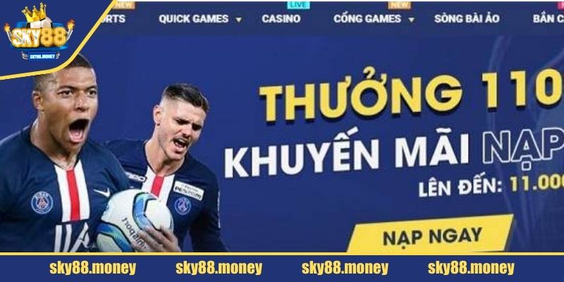 Khuyến mãi Sky88 siêu khủng