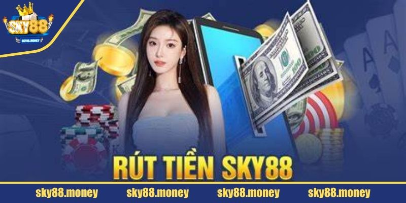 Phương thức rút tiền đa dạng tại sky88